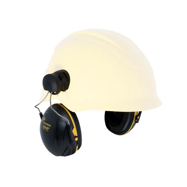 Centurion Sana Safety Helmet Mounted Ear Defenders SNR 30 — Black